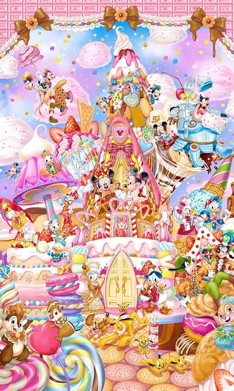 ディズニー ミッキーのスイート キングダム FVGA(480×800)壁紙 画像